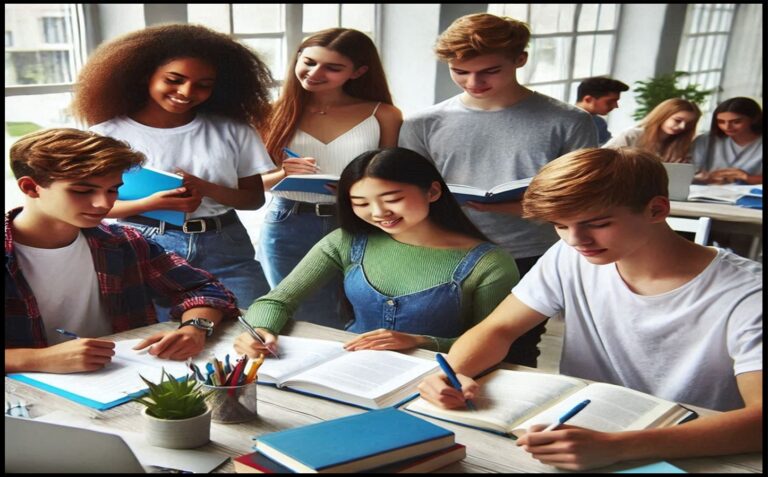 Students Studying
