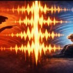 Soundwaves of yelling